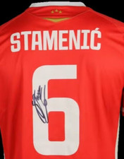 MATCHWORN Stamenic SHIRT Red Star Belgrade Crvena Zvezda New Zealand, certified picture