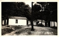 Lincoln Highway Pennsylvania - Cabins-Greenland Lodge West of Bedford RPPC picture