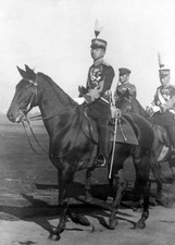 Sessho Regent Hirohito reviews honour guard Imperial Japanese Army- Old Photo 2 picture