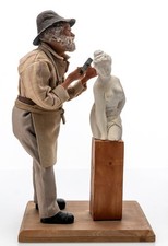 Santon de Provence Landucci Terracotta Figure Sculptor Statue 2.5lb 12