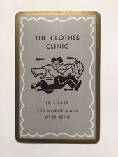 4 Vintage Advertising Playing Cards c.1950 picture
