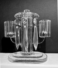Heisey Ridgeleigh 2 Light Candelabra Candle Holder 1469 Deco MCM picture