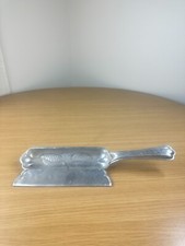 VTG Aluminum Silent Butler Retro Crumb Tray Wrought Faberware Movie Prop picture