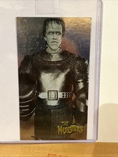 1996 Dart Flipcards Munsters Tall Boy Insert Herman Munster Chrome #TB  wSleeve picture