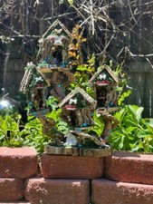 Fairy House Handmade Fully Decorated and Has Lights, Dollhouse, Fairy Garden, picture