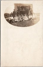 1908 RPPC Children Teens Sent To Milo Maine JG12 picture