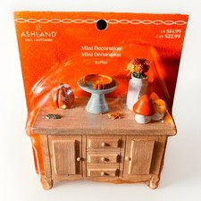 Ashland Fall Mini Decoration Buffet Table Pumpkins Pie Mushrooms NIP picture