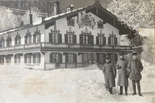RARE FREIKORPS OBERLAND MOSERHOF ESTATE ASCHAU IM CHIEM DE. 1919 PHOTO POSTCARD picture