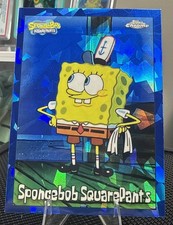 2025 Topps Chrome Sapphire SpongeBob Squarepants #25 25th Anniversary picture
