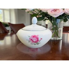 Imperial Rose Pink Rose Sugar Bowl and Lid Porcelain picture