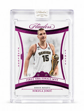 2024-25 Flawless Nikola Jokic First NBA Finals MVP Diamond /3 SSP Encased picture