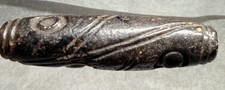 Tibetan Rare 6 Eye Asteroid Hand Carved Dzi Bead, Kundalini, Magnetic Talisman🔥 picture