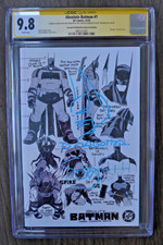 Absolute Batman 1 Dragotta Felix Design Signed Snyder Dragotta Sketch CGC 9.8 picture