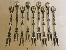 9 Vintage Knights Of Anubis 1963 New Orleans Mardi Gras Krewe Favor - Olive Fork picture