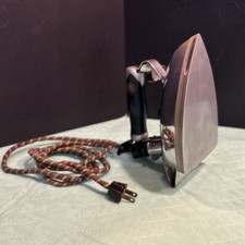 VINTAGE GE GENERAL ELECTRIC HOTPOINT IRON MODEL 119F84 WORKS picture