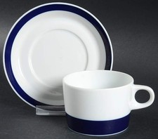 Hutschenreuther Novum Blue Cup & Saucer 234450 picture