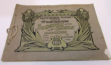 Antique 8th Biennial Festival Northwestern Scandinavian Singer La Crosse WI 1906 picture
