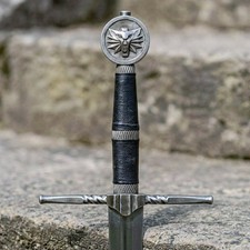 Handmade Witcher 3 Master Sword of Geralt of Rivia Feline Steel Silver sword picture