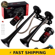 Cenzhiwen 12V Metal Two-Trumpet Train Horn Kit with Compressors picture