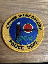 Jupiter Inlet Colony Florida Police Patch Historical Memoribilia picture