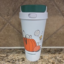 Starbucks-  The Great Pumpkin Snoopy Peanuts Tumbler 2026. Limited picture