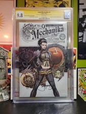 LADY MECHANIKA #0 CGC 9.8 SS Signed Benitez Steigerwald NYCC Variant Ltd 500 picture