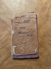 WW1 Dutch Netherlands Military Militia Conscript Handbook Leave Tickets Book picture