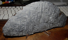 huge 422 gm. muonionalusta meteorite SLICE etched  sweden std  slab .93# picture