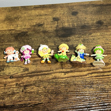 Strawberry Shortcake Vintage 1982 Mini Figurines Lot of 6 Painted Plastic picture