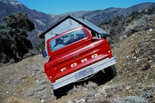 1978 Kodachrome 35mm Slide, Ford F Series Pickup Truck, Pleasant Canyon Hillside picture
