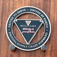 BR Williams Supply Chain Safety Excellence Challenge Coin  W#26 picture