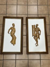 RARE 1964/1965 New York World's Fair 2 Wood Wall Hanging By The Morilla Company picture