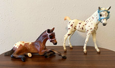 Breyer Traditional Appaloosa Foals set (Ashley & Amber, Model #1437) picture