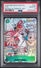 2026 ONE PIECE EB03-EXTRA BOOSTER -ONE PIECE HEROINES EDITION- #061 UTA PSA 10 picture