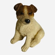 Dog Mate Russell Terrier Puppy Figurine Dog Statue RussTerrier Sculpture VG picture