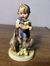 Vintage MJ Hummel “Feeding Time” Model 199 TMK-3 Stylized Bee  with a Small v picture