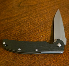 Kershaw Chill 3410 Drop Point Pocketknife SS Plain Liner Clip G-10 Black picture