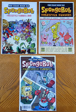 SpongeBob Freestyle Funnies FCBD 2013, 2017, 2018 United Plankton Pictures VF/NM picture