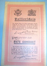 WWII Psychological Warfare German Wehrmacht SAFE CONDUCT Surrender POW Leaflet  picture