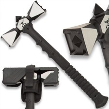 M48 Double-Headed War Hammer with Sheath | Stainless Steel Head | 17
