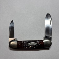 Vintage 1970-1979 Case XX 62131 Canoe Pocket Knife 2 Blade Near Mint Condition picture