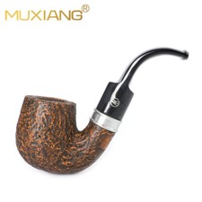 Sandblasted Hungarian Pipe Briar Wooden Tobacco Pipe Handmade Freehand Pipe picture