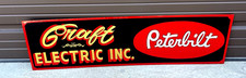 ORDER A PERSONALIZED PETERBILT SIGN FOR YOUR BUSINESS Shop Garage DEALERSHIP @p picture