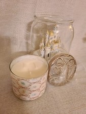 New Bath&Body Disney Princess CASTLE CLOCHE CANDLE HOLDER Fairytale CROWN & BOW picture