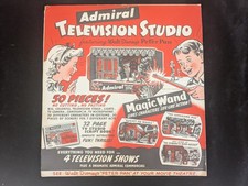 SEALED NOS 1953 Admiral Television Studio Peter Pan Playset Walt Disney picture