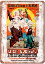 OGÉ, Eugène Élixir Godineau Vintage Liquor Poster Reproduction Sign E1182 picture