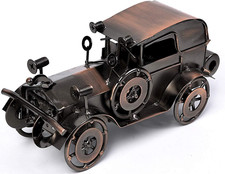 Metal Antique Vintage Car Model Handcrafted Collections Collectible Vehicle for picture