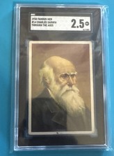 1938 LA Oriental Famous Men Through The Ages Charles Darwin #14 SGC 2.5 picture