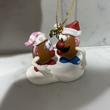 Hasbro Mr. and Mrs. Potato Head Toy Story Kissing Mistletoe Christmas Ornament picture