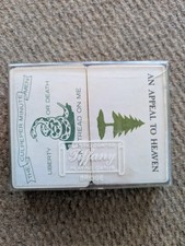 COMPLETE 1970s Don't Tread on Me & Appeal to Heaven PLAYING CARDS Vintage picture